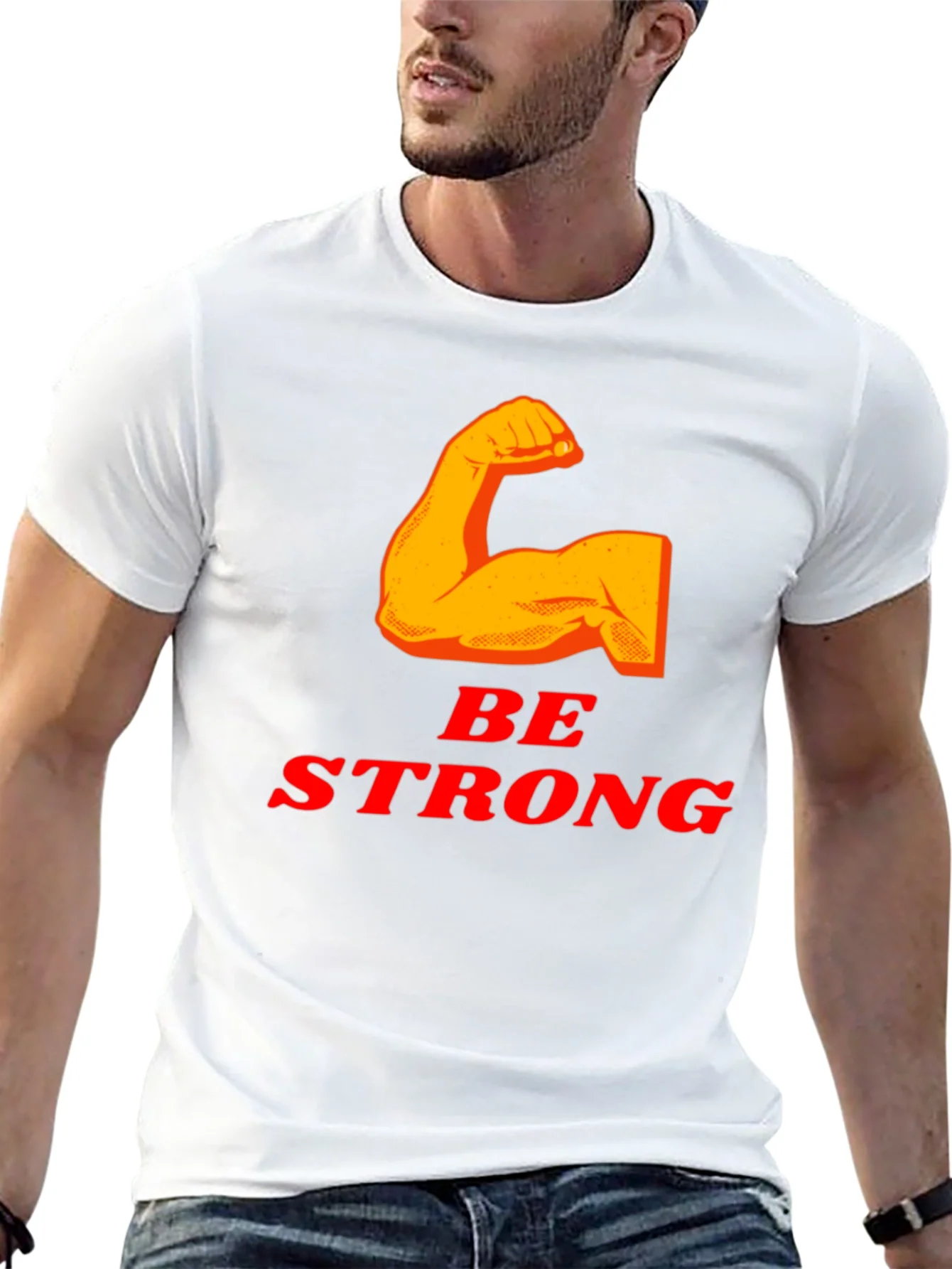 Be Strong T-Shirt - Black Graphic Tee