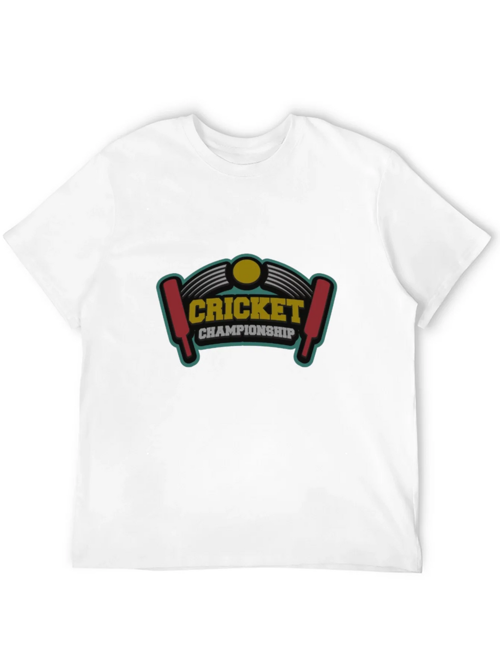 Cricket Championship Graphic Tee - Black