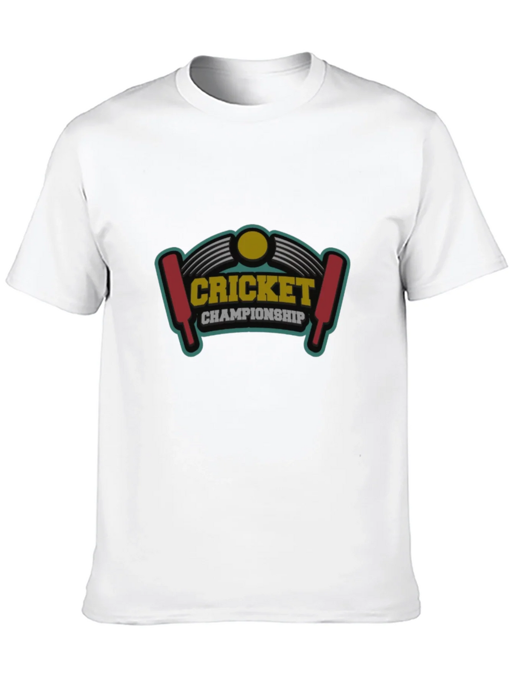 Cricket Championship Graphic Tee - Black