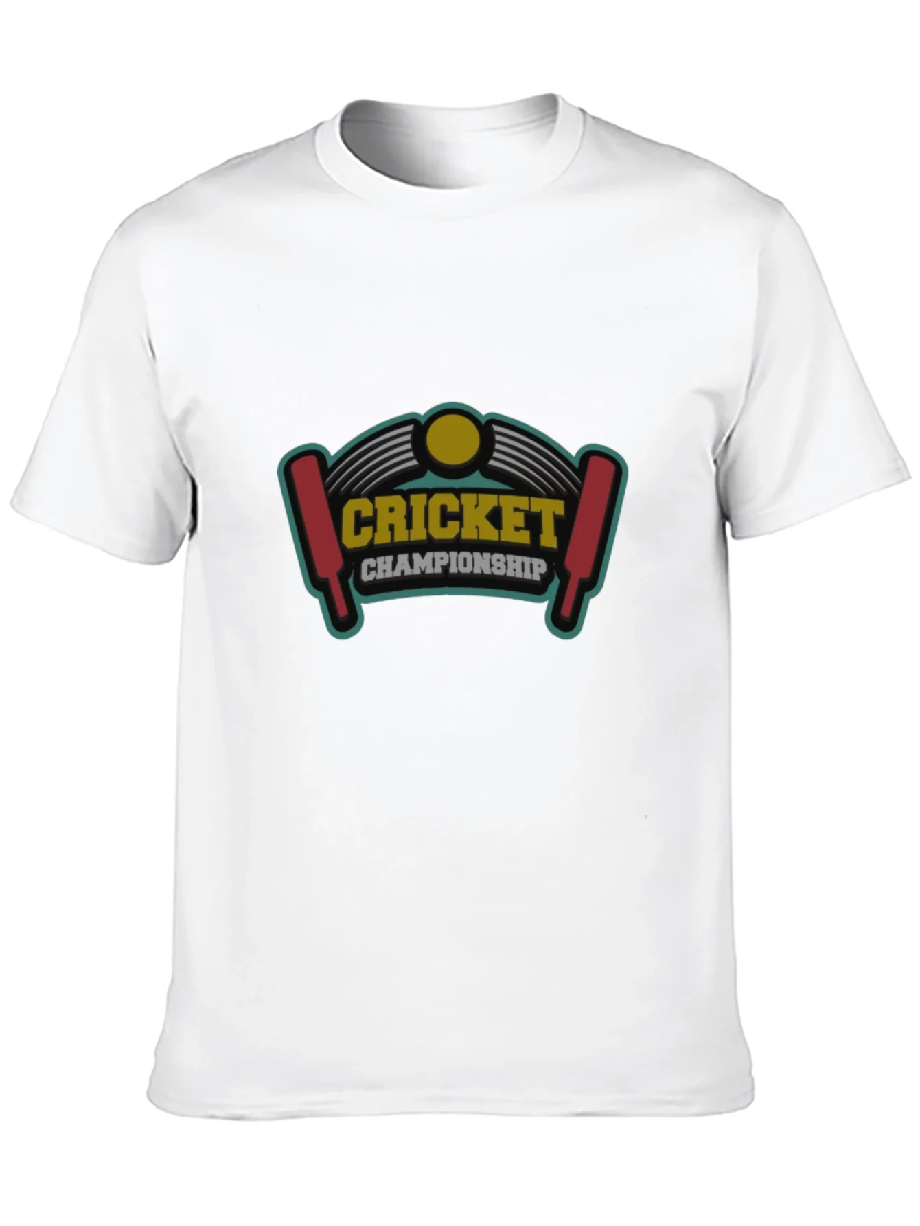 Cricket Championship Graphic Tee - Black