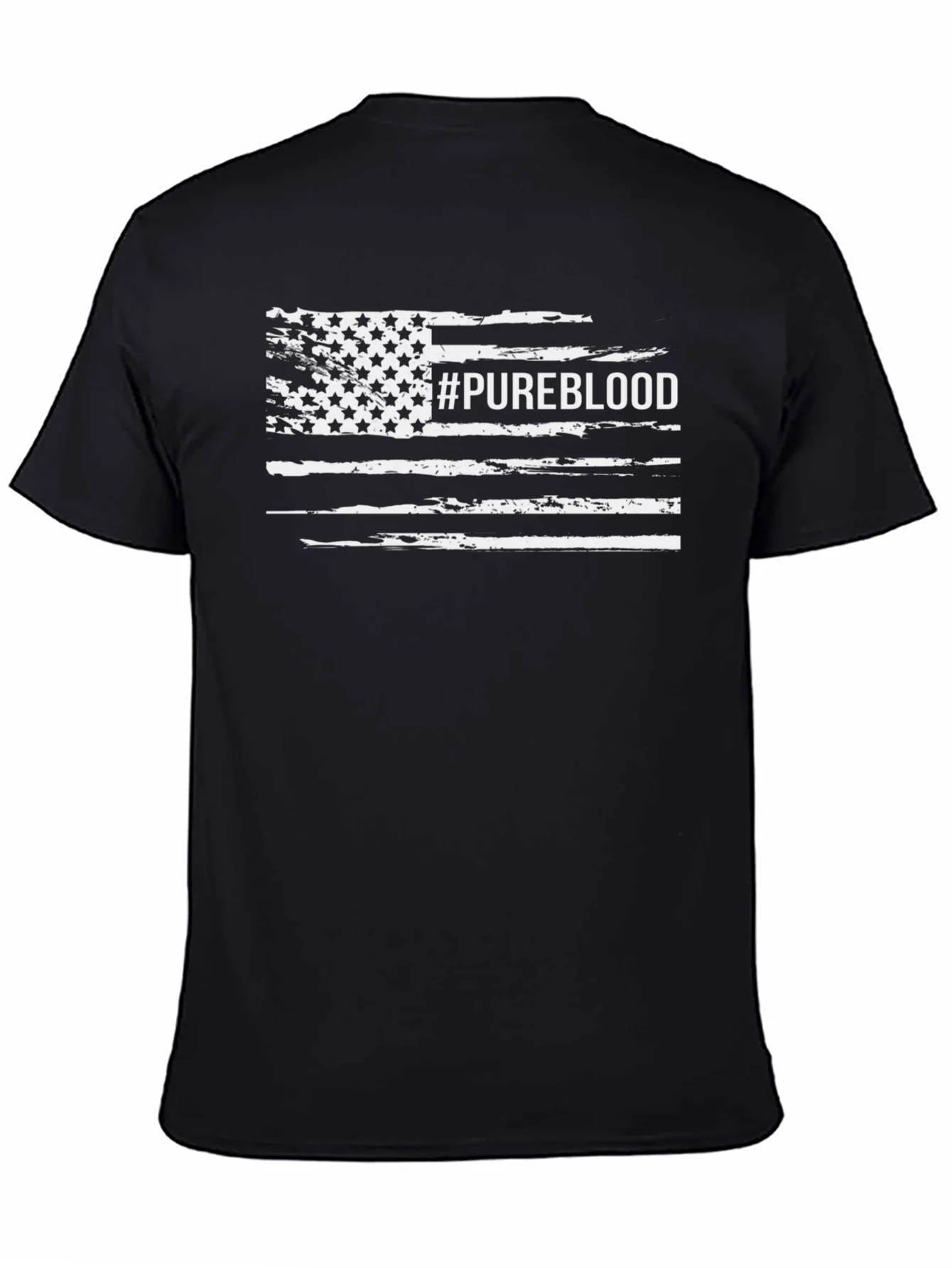 Pureblood American Flag Distressed Tee