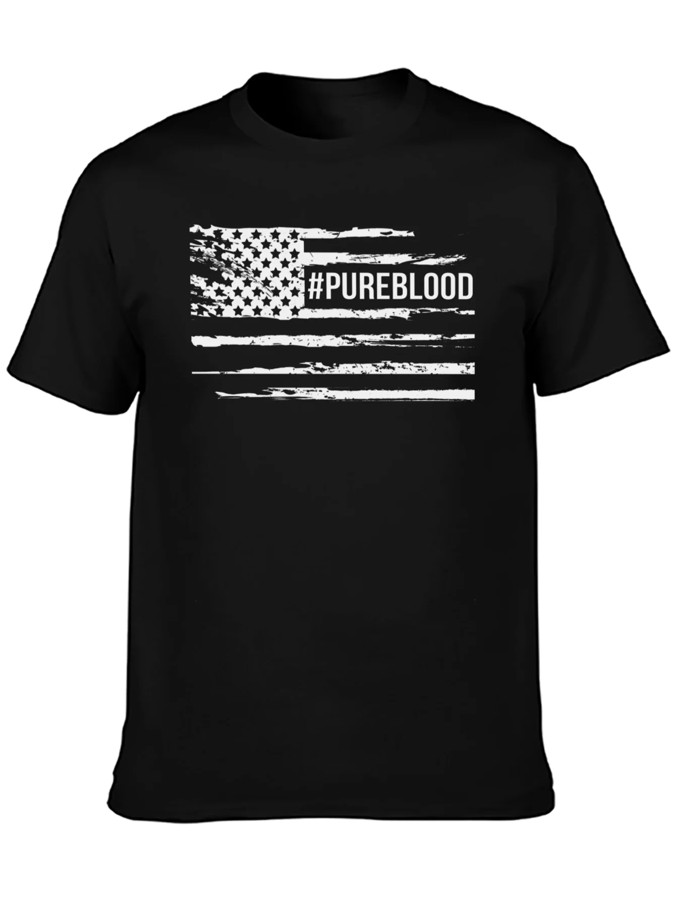 Pureblood American Flag Distressed Tee