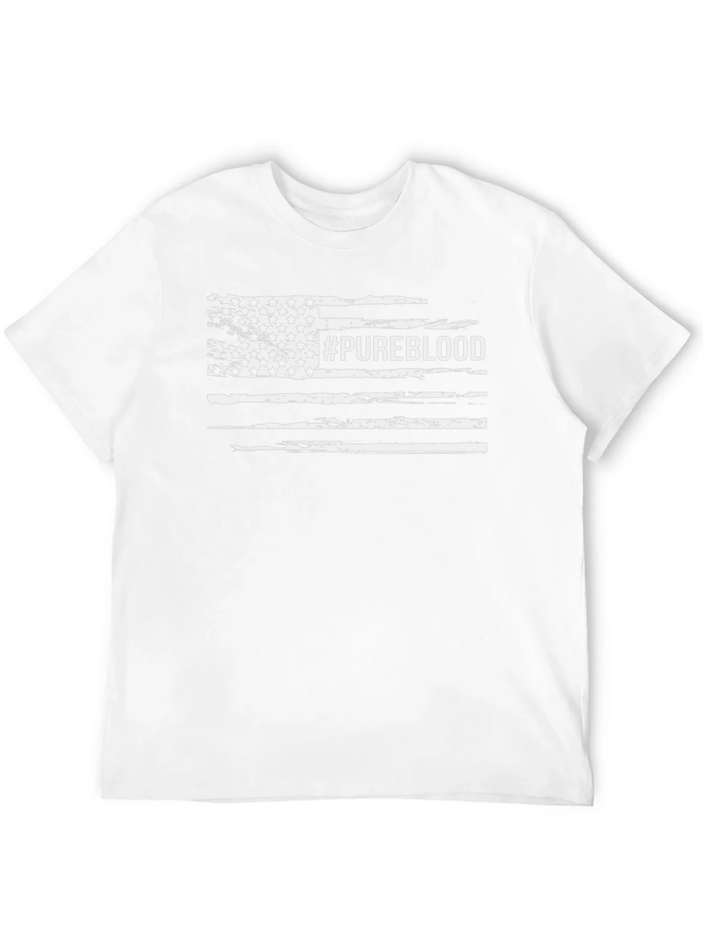 Pureblood American Flag Distressed Tee