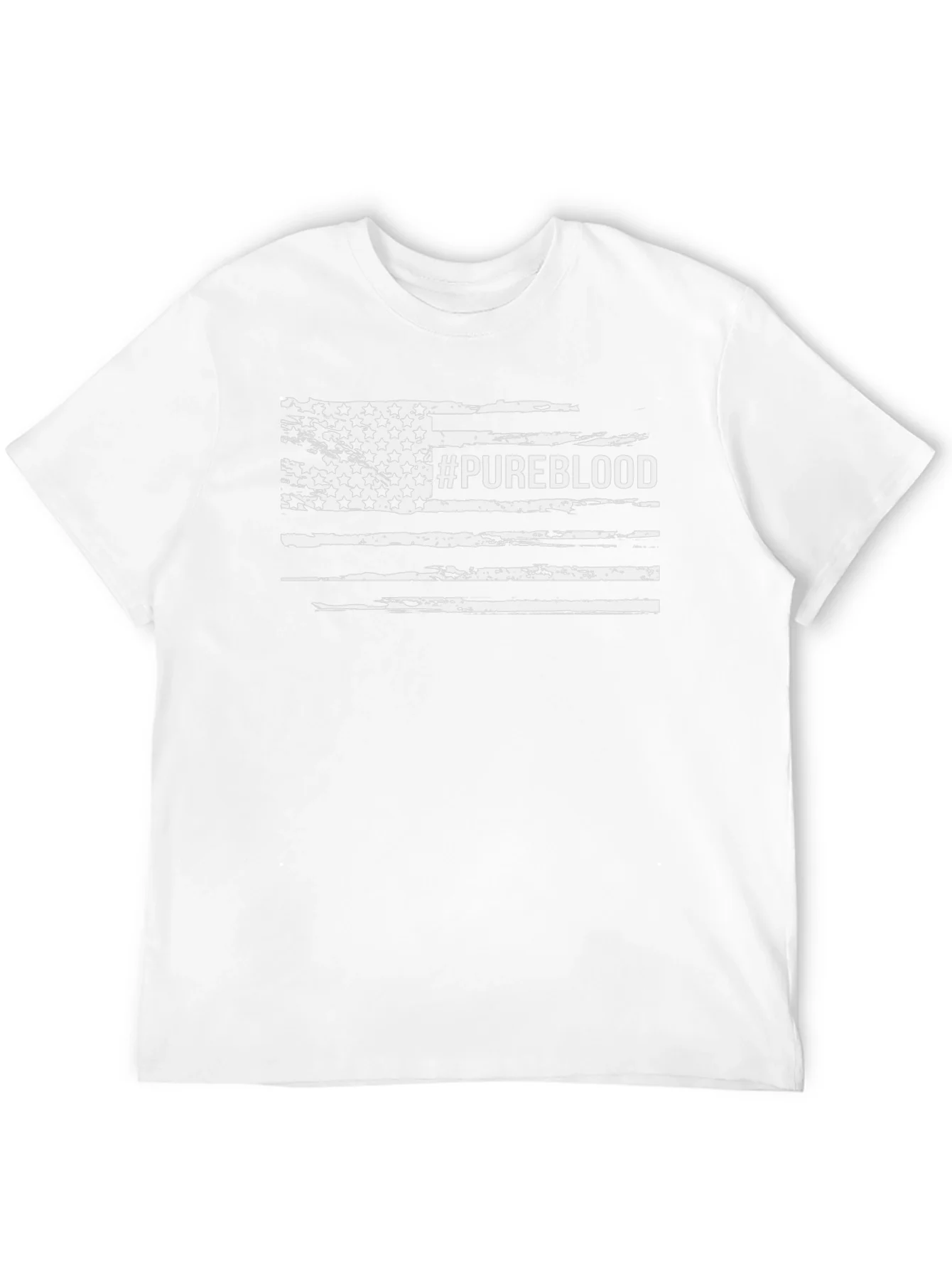 Pureblood American Flag Distressed Tee