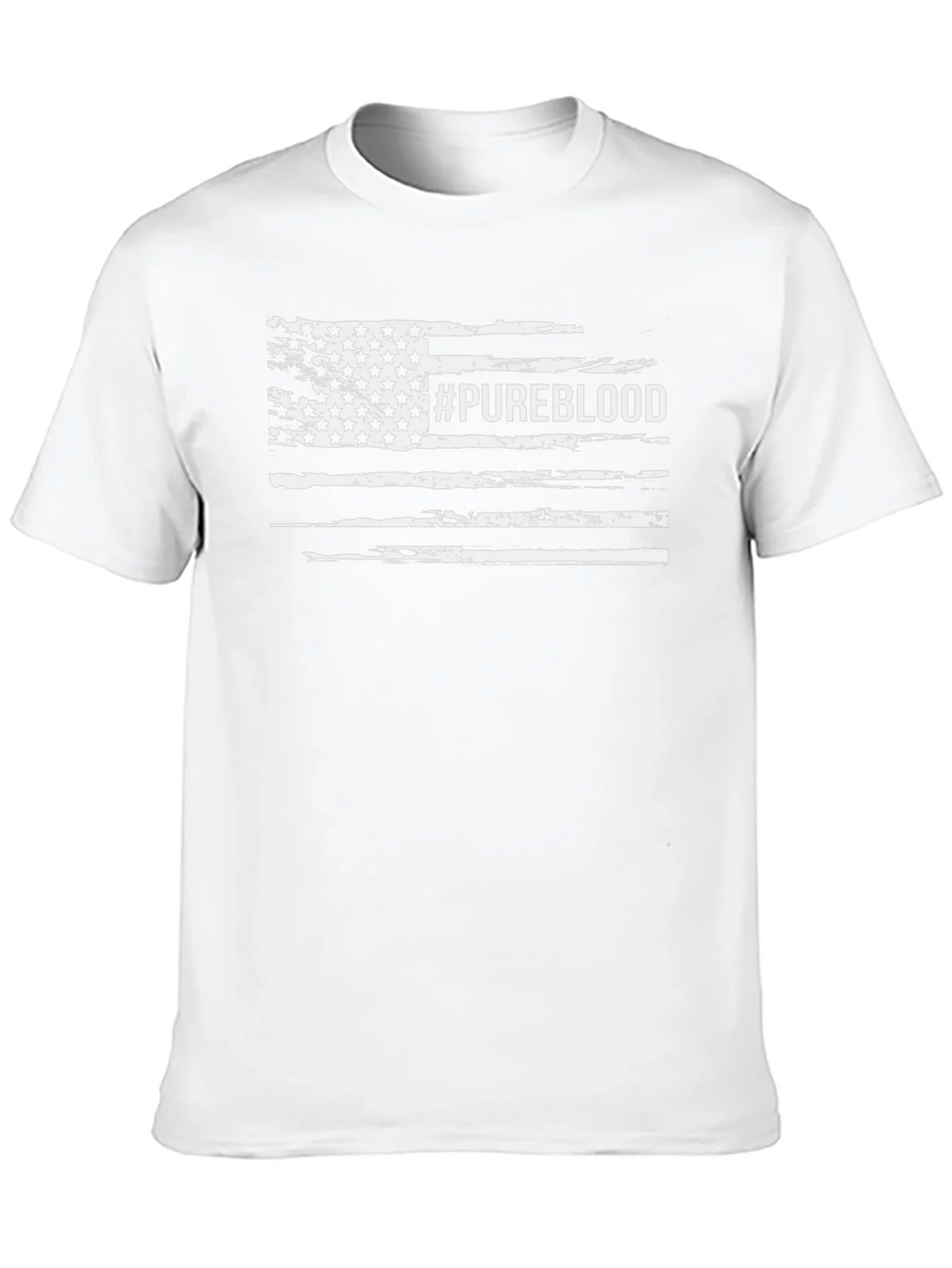 Pureblood American Flag Distressed Tee