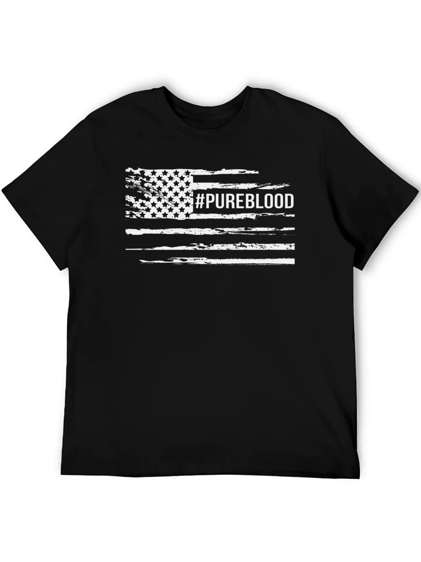 Pureblood American Flag Distressed Tee