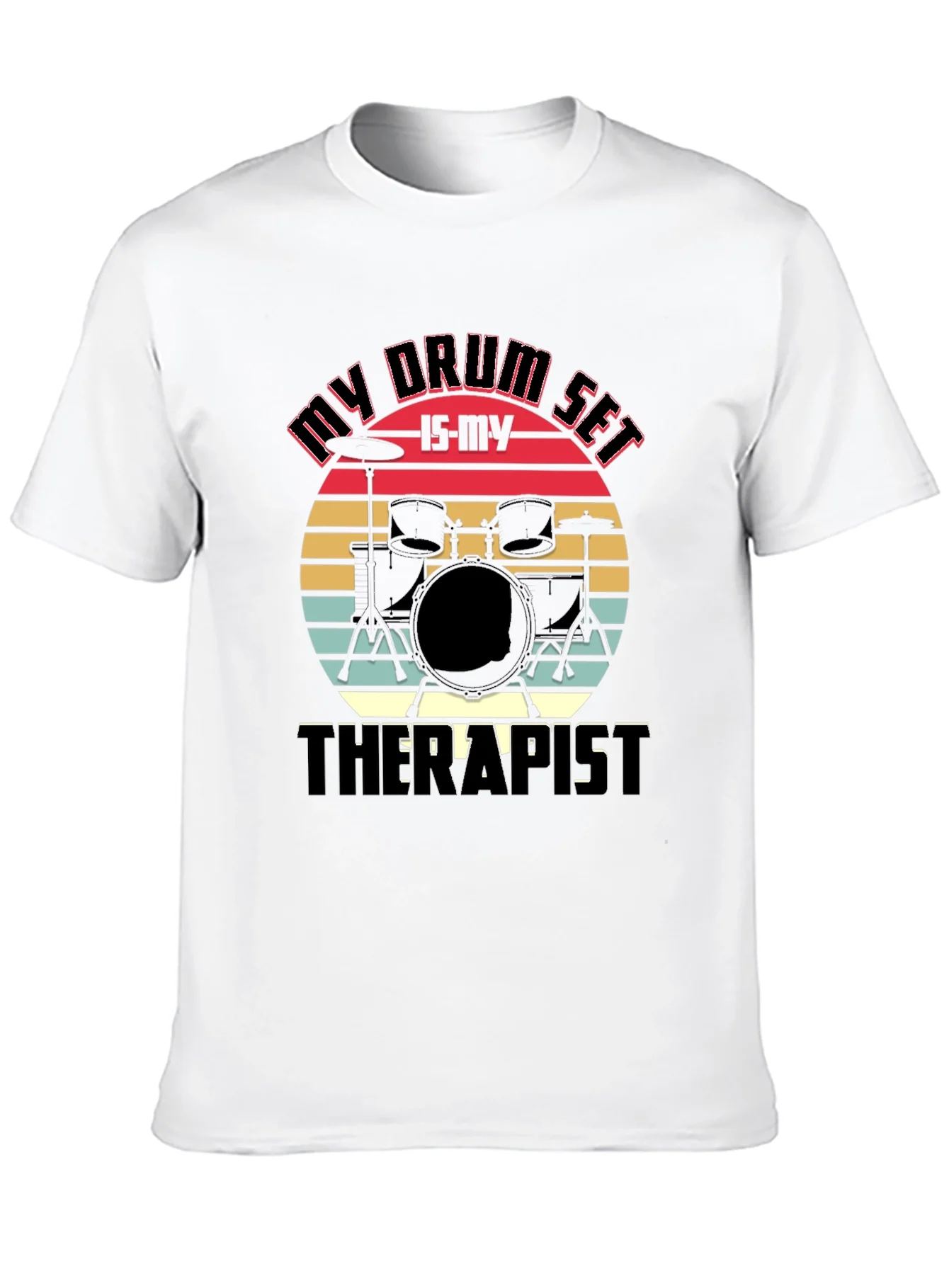 My Drum Set is My Therapist Graphic Tee