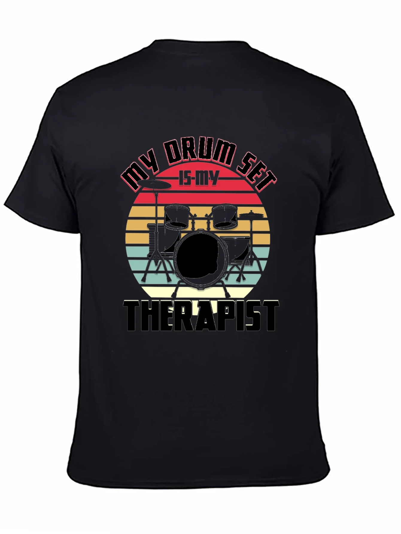My Drum Set is My Therapist Graphic Tee