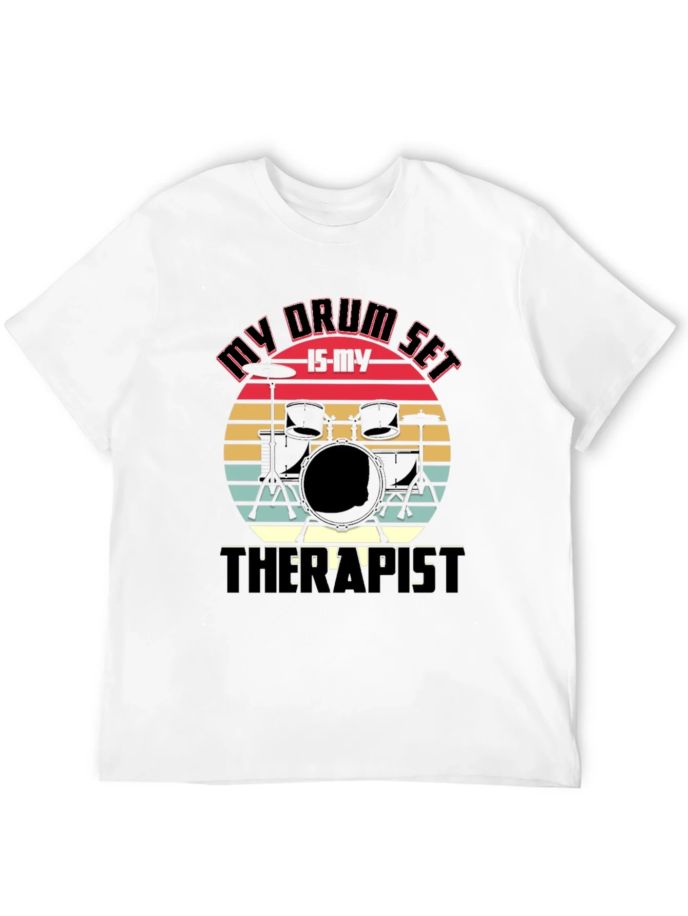 My Drum Set is My Therapist Graphic Tee