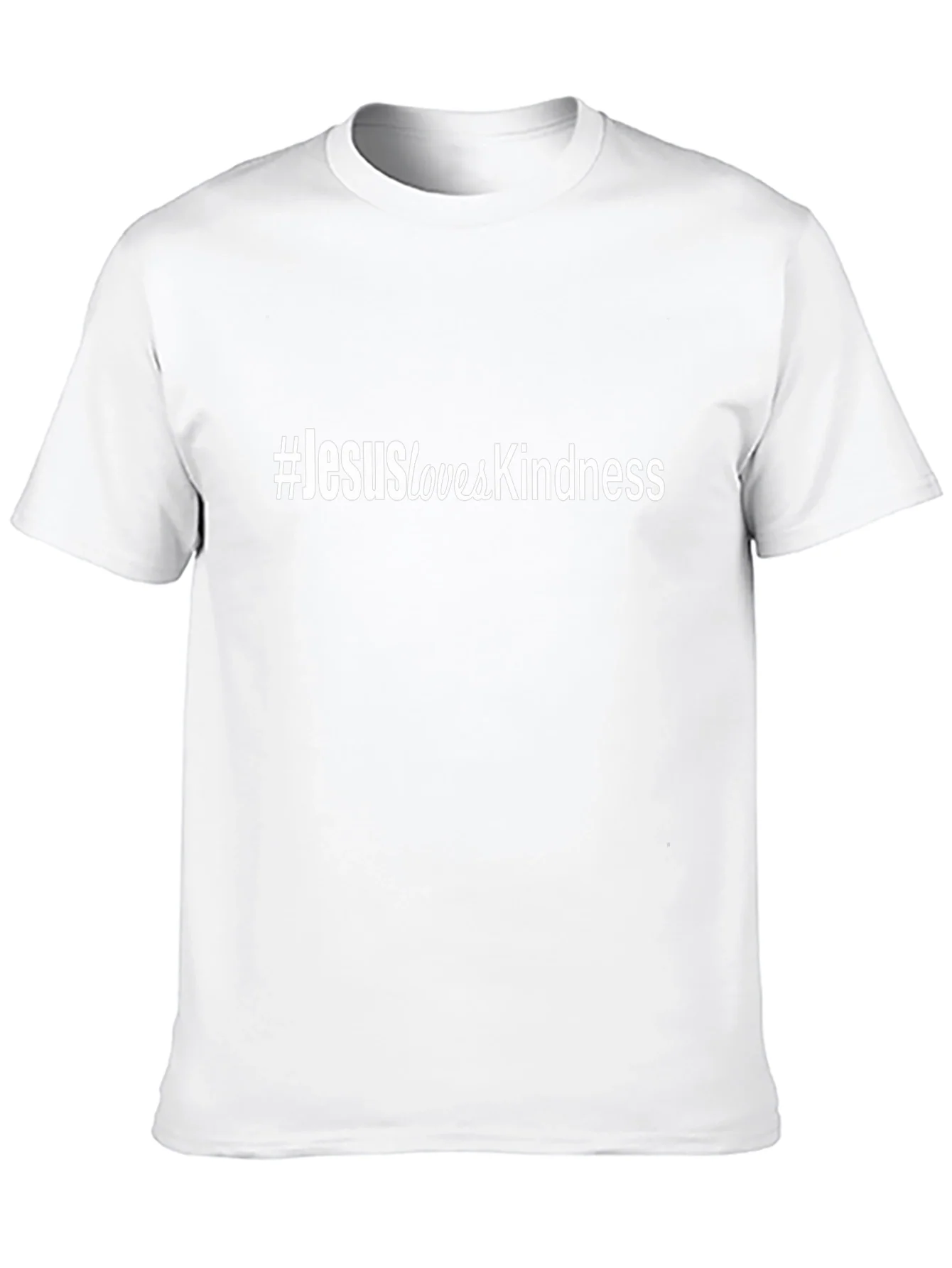 #JesusLovesKindness Black Short Sleeve T-Shirt