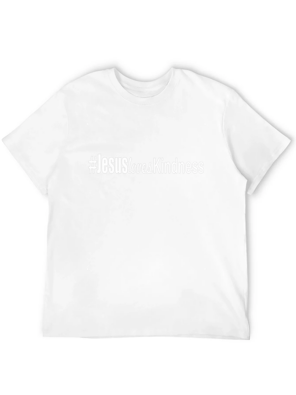 #JesusLovesKindness Black Short Sleeve T-Shirt