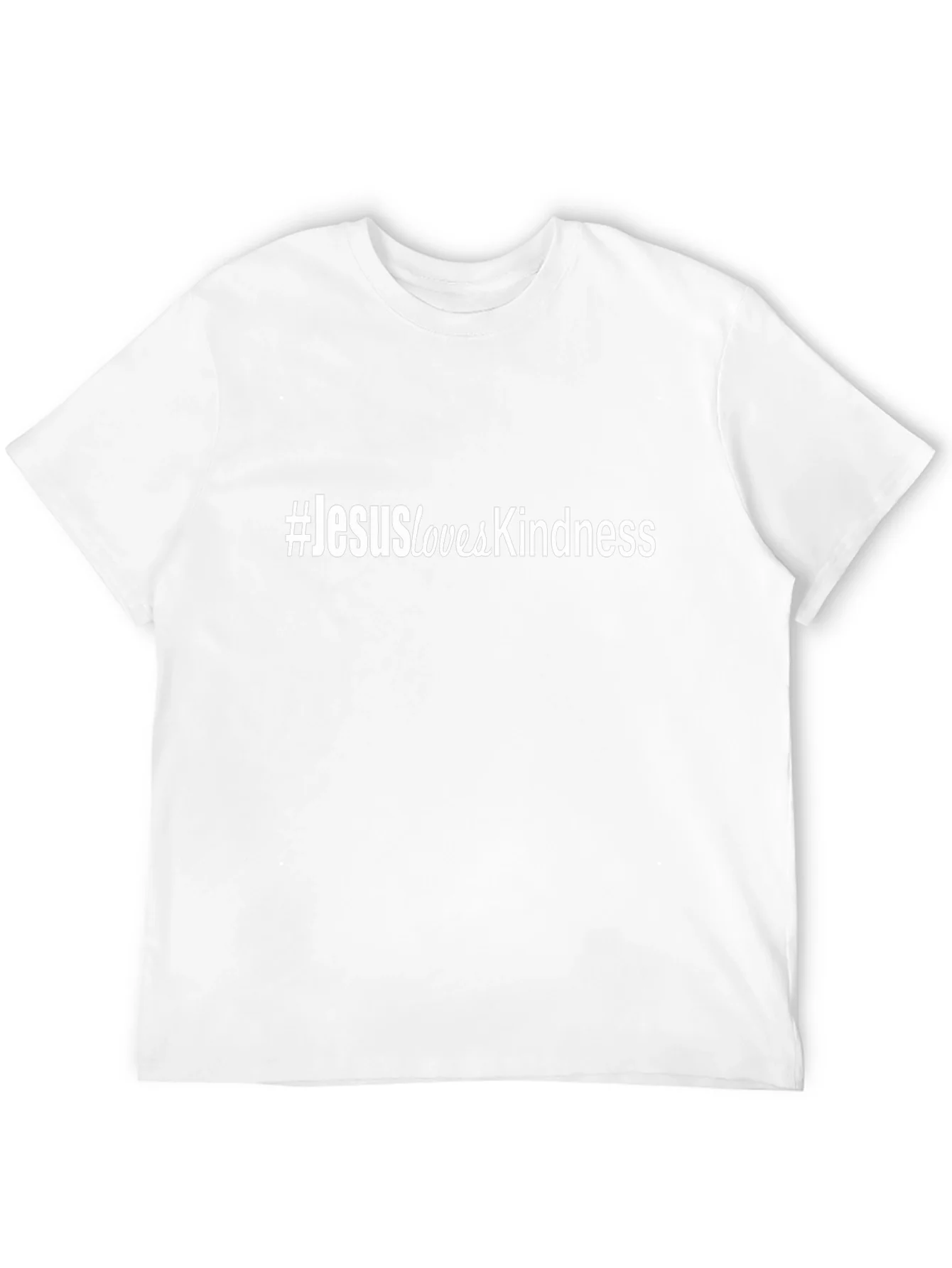 #JesusLovesKindness Black Short Sleeve T-Shirt