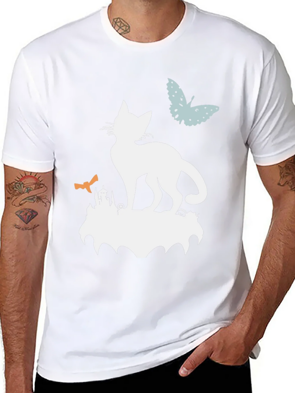 Spooky Cat T-Shirt | Halloween Graphic Tee