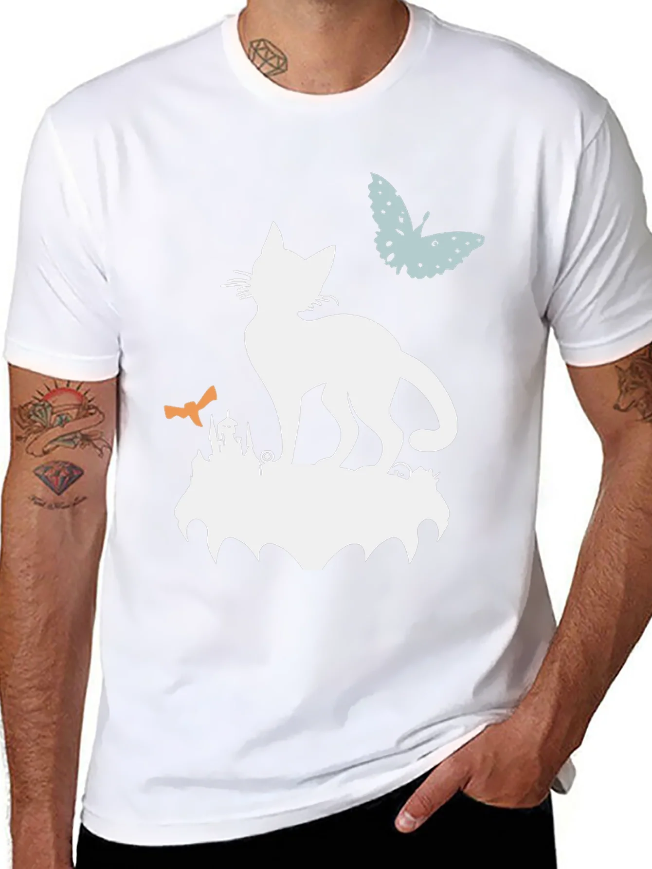 Spooky Cat T-Shirt | Halloween Graphic Tee