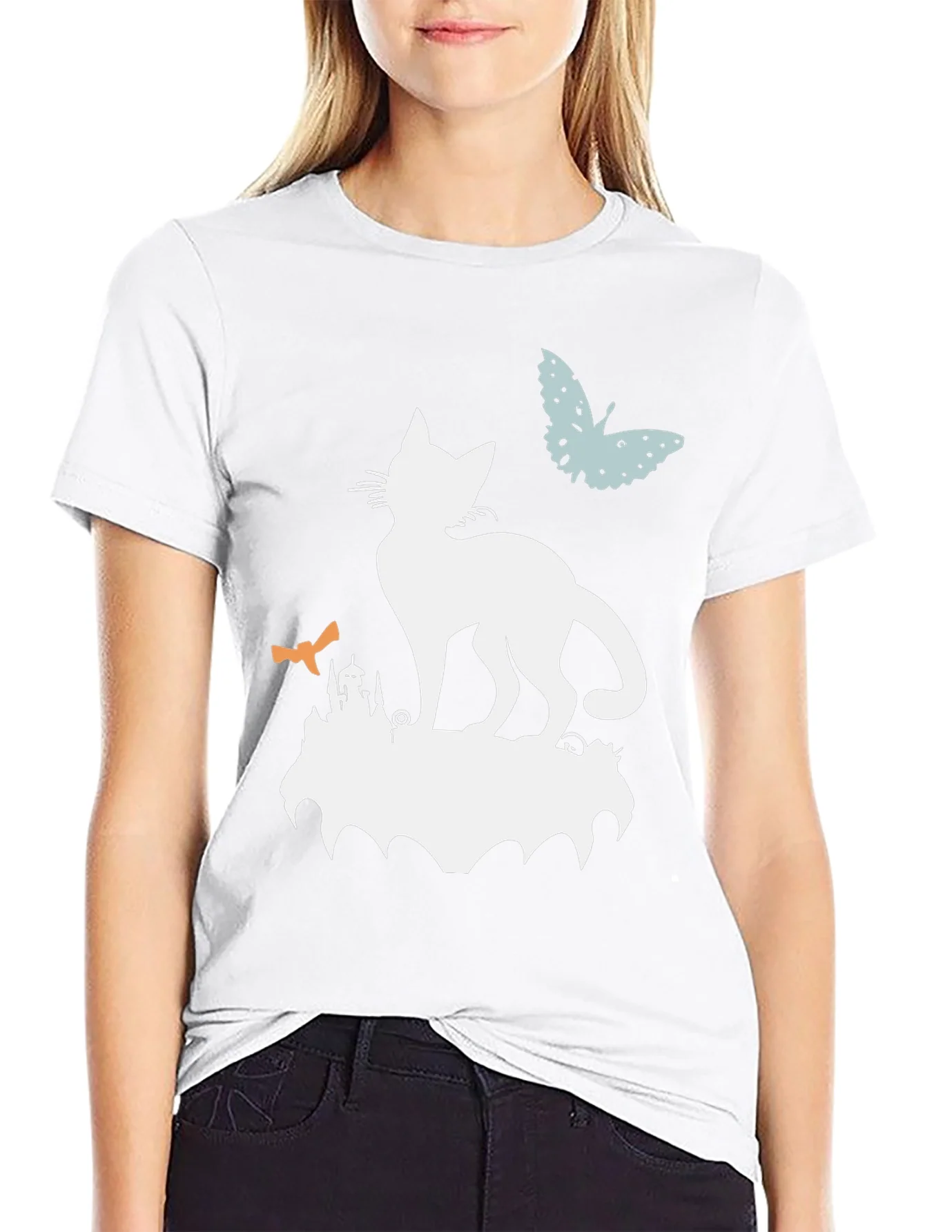 Spooky Cat T-Shirt | Halloween Graphic Tee