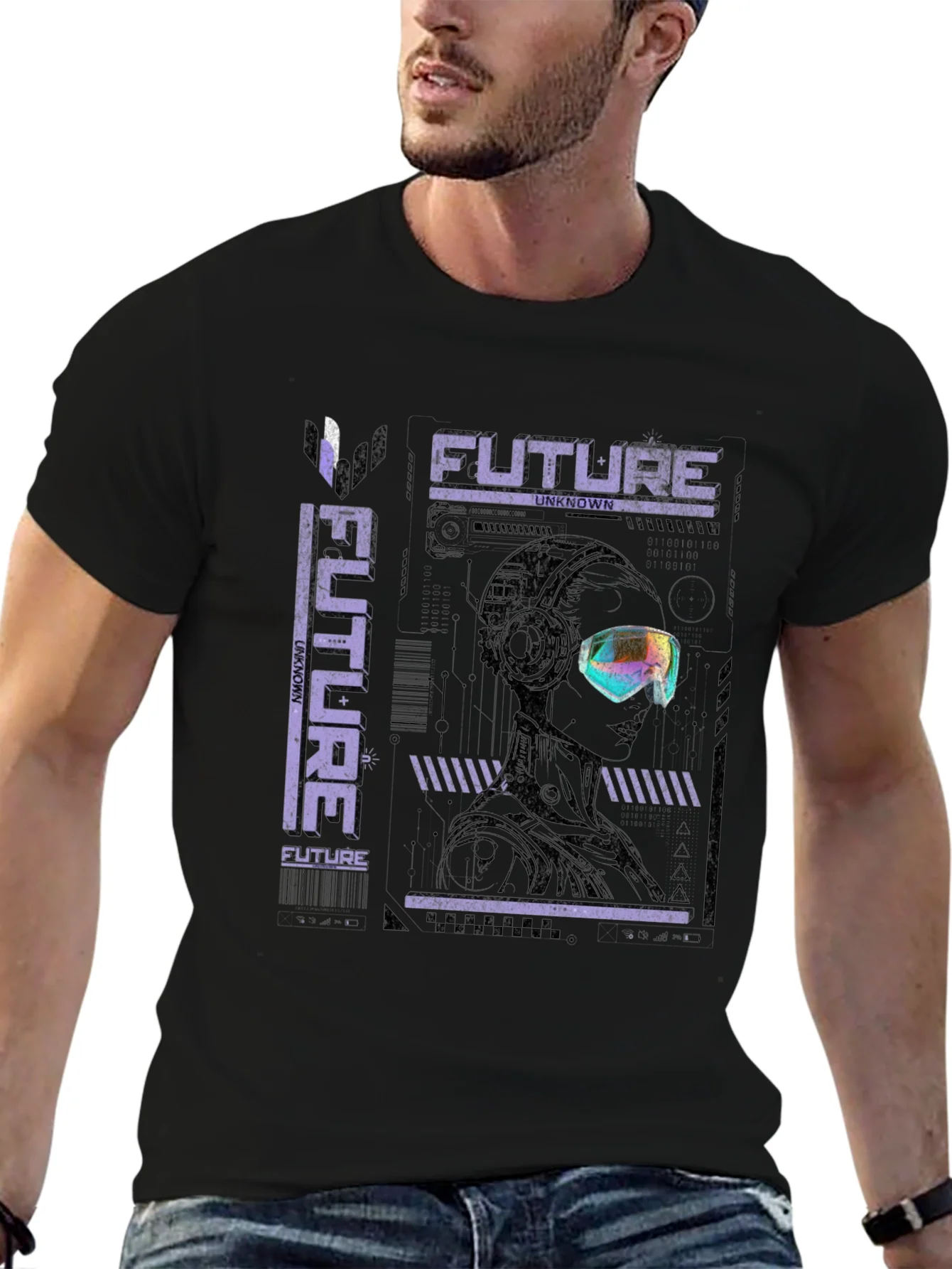Cyberpunk Future T-Shirt - Unique Graphic Tee