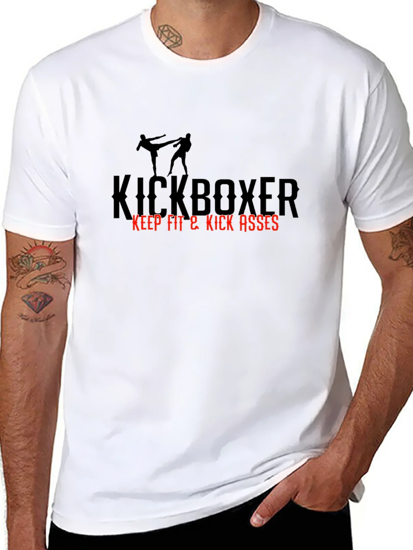 Kickboxer Graphic Tee - Keep Fit Kick Asses