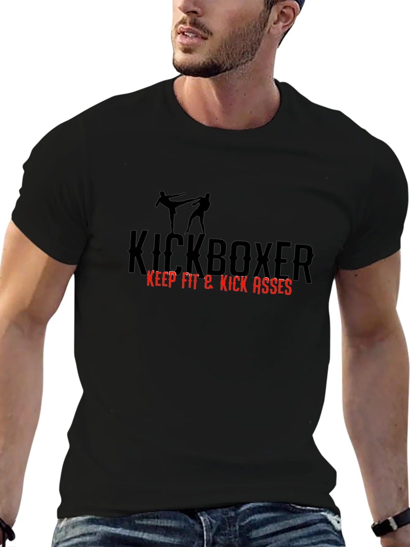 Kickboxer Graphic Tee - Keep Fit Kick Asses