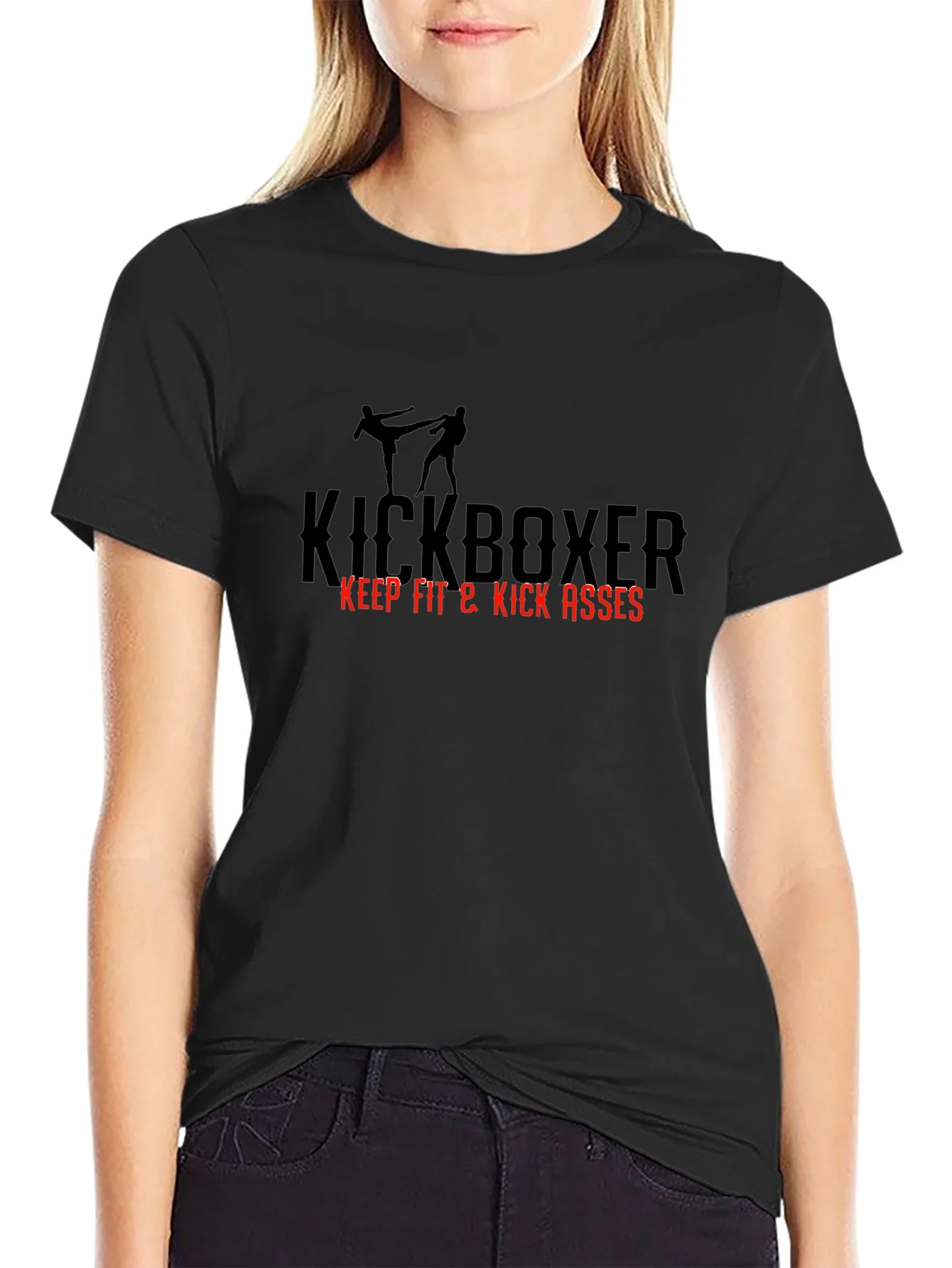 Kickboxer Graphic Tee - Keep Fit Kick Asses