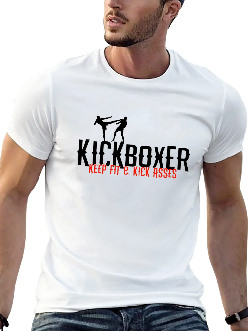 Kickboxer Graphic Tee - Keep Fit Kick Asses