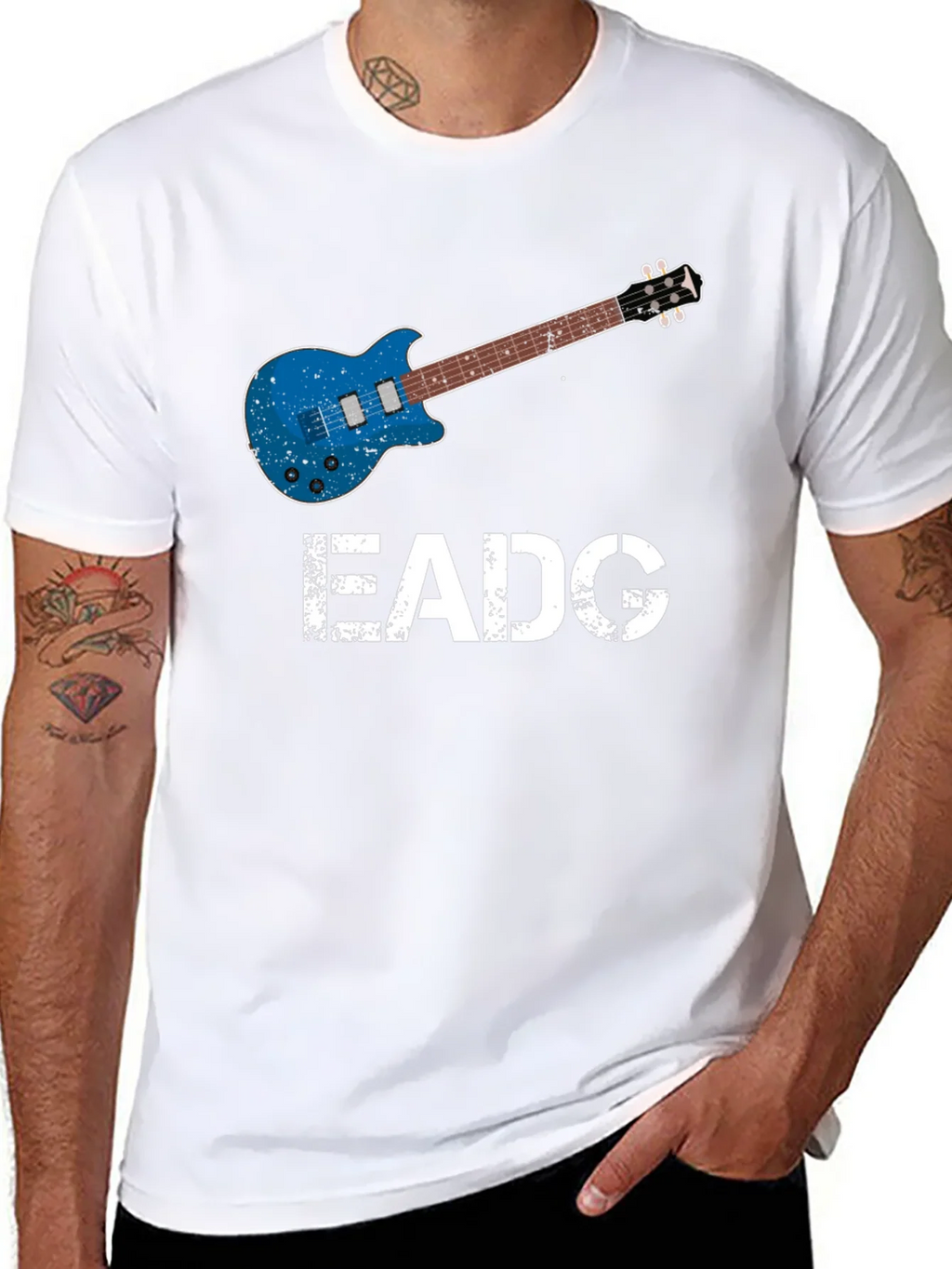 Electric Guitar Tuning T-Shirt - Musicians Tee