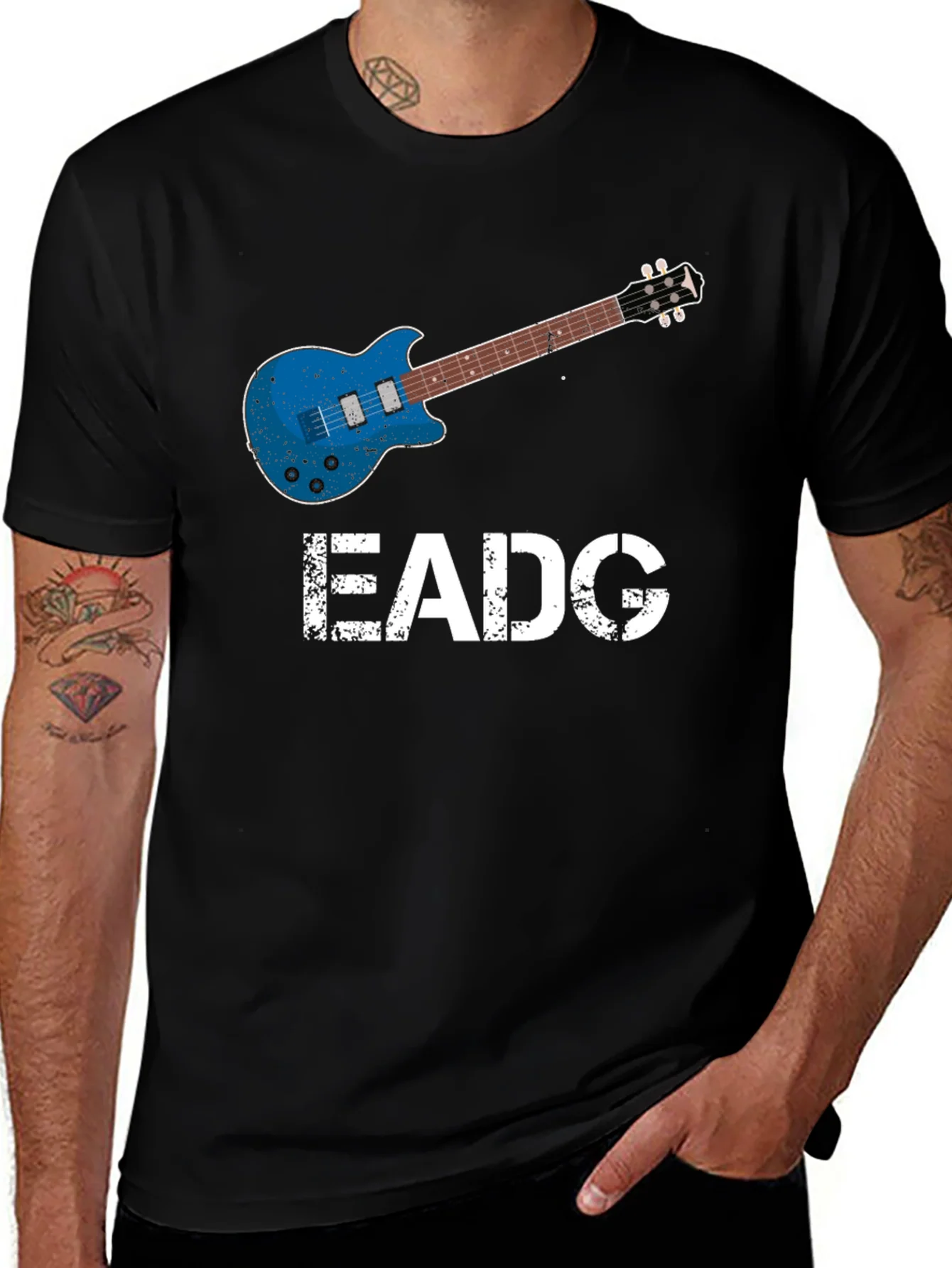 Electric Guitar Tuning T-Shirt - Musicians Tee