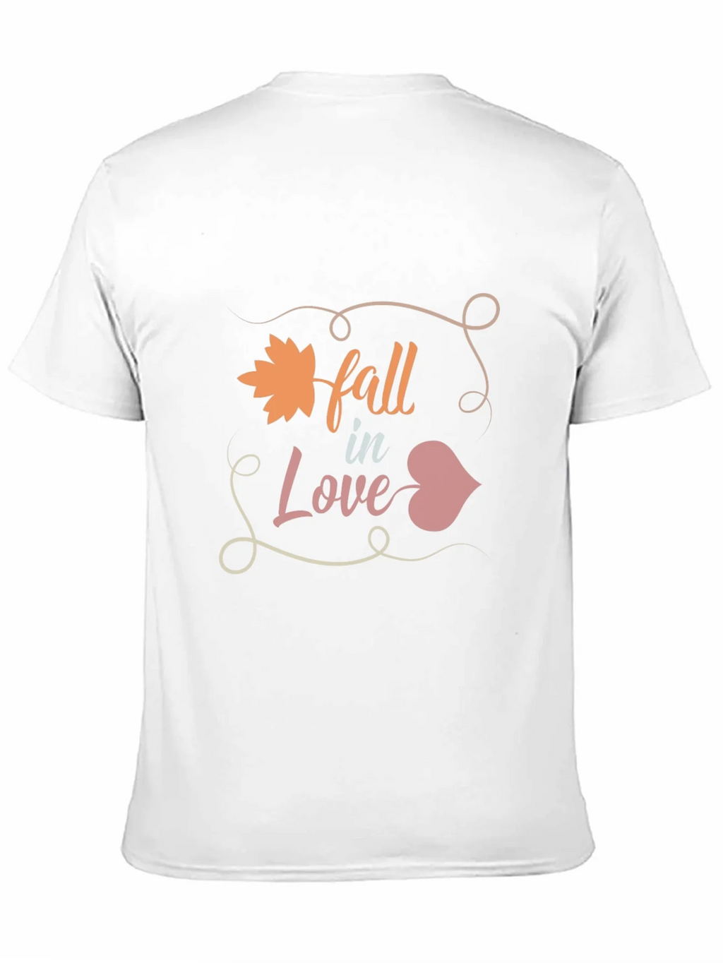 Fall in Love Graphic Tee - Mens Black T-Shirt