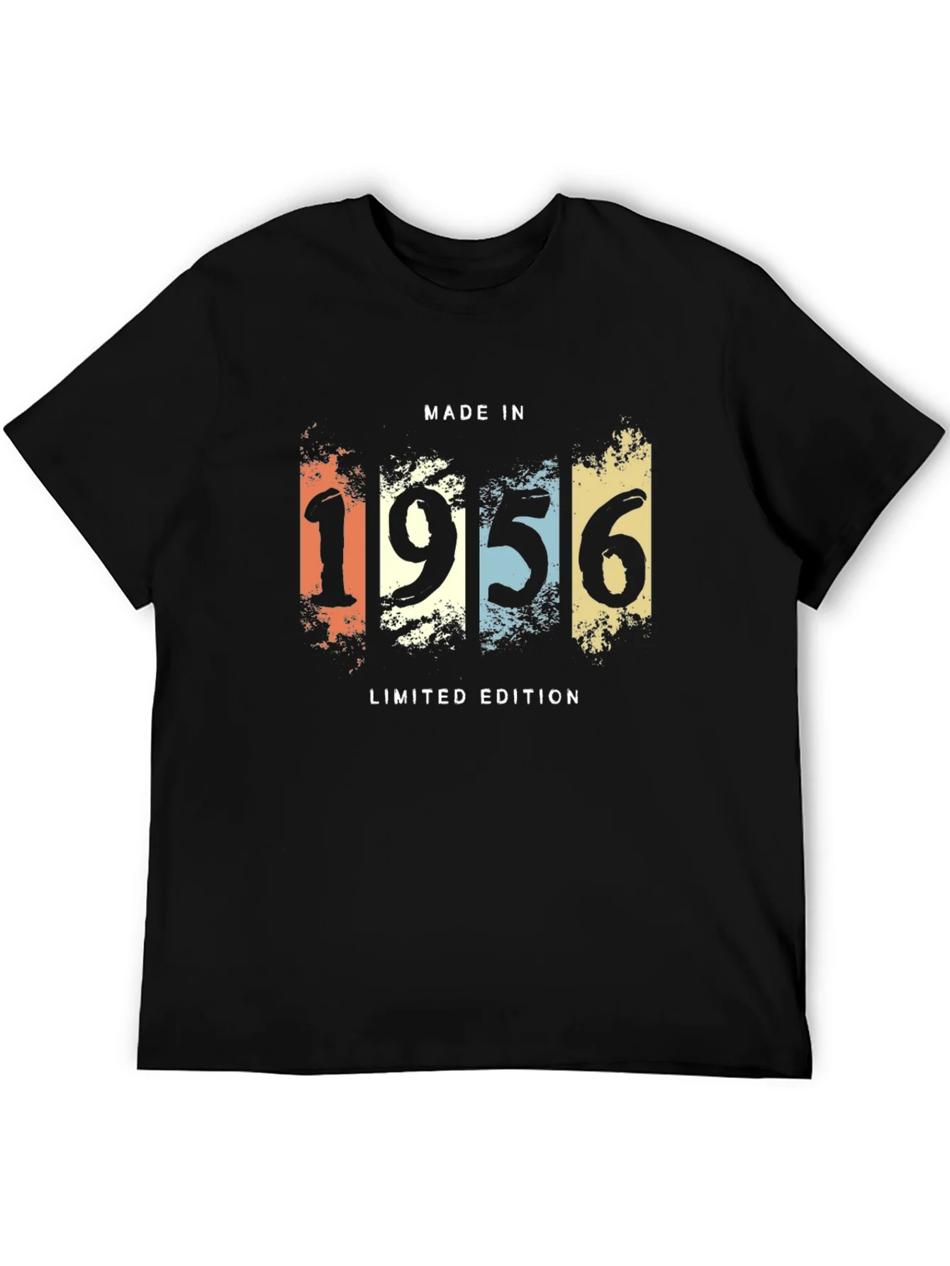 Vintage Made in 1956 Limited Edition Black T-Shirt
