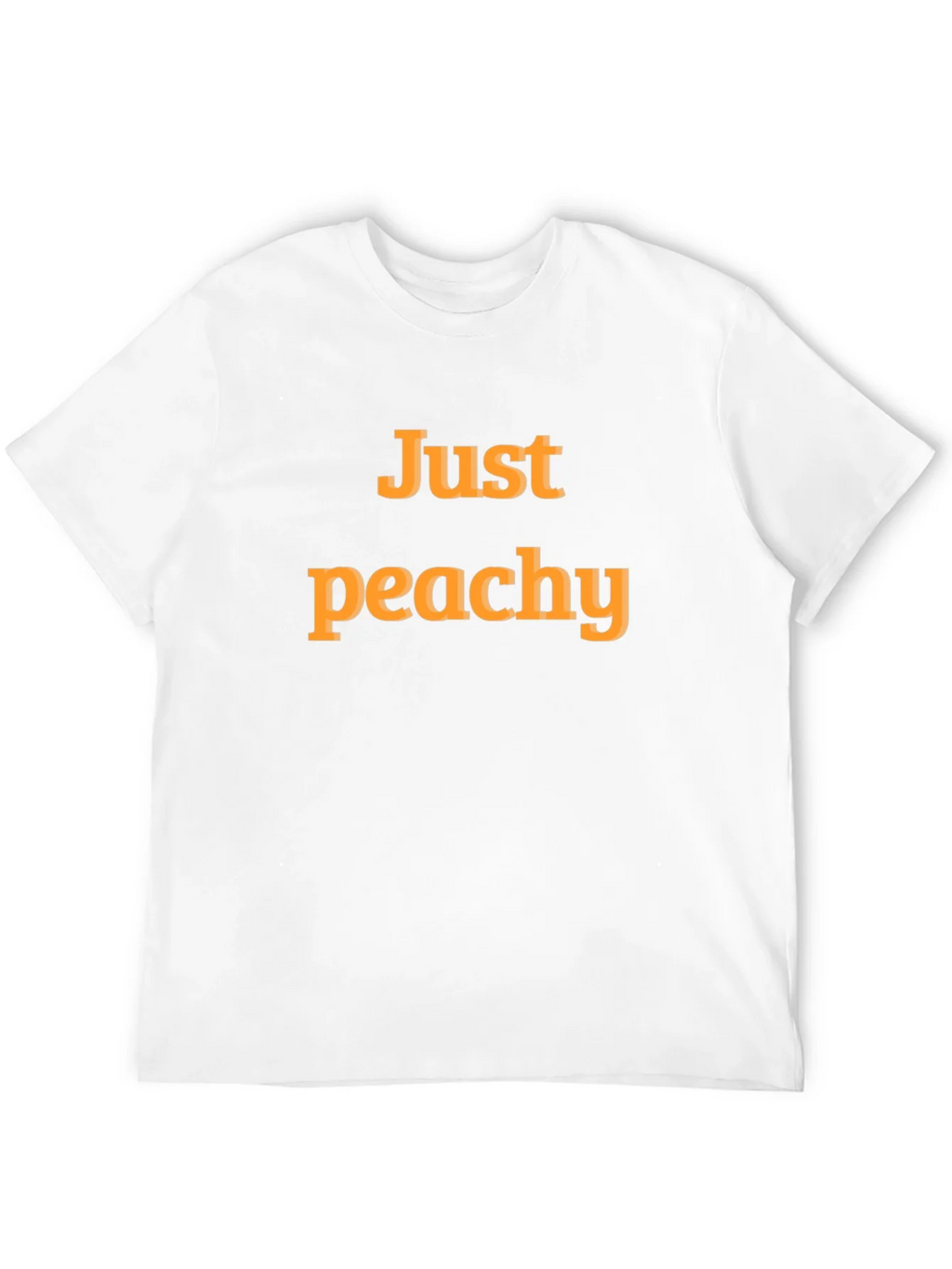 Just Peachy Graphic T-Shirt - Comfortable Casual Wear